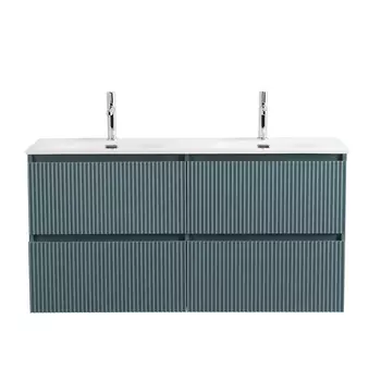 Тумба под раковину BelBagno Uno 120 см UNO-1200-4C-SO-AO подвесная, голубая матовая