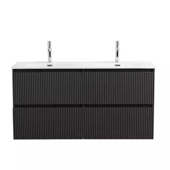 Тумба под раковину BelBagno Uno 120 см UNO-1200-4C-SO-GSO подвесная, темно-серая матовая