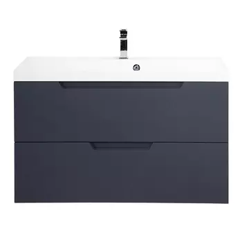 Тумба под раковину BelBagno Vittoria 100 см VITTORIA-1000-2C-SO-GO-P подвесная, Grigio Opaco