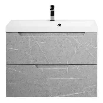 Тумба под раковину BelBagno Vittoria 80 см VITTORIA-800-2C-SO-TB-P подвесная, Toros Bianco