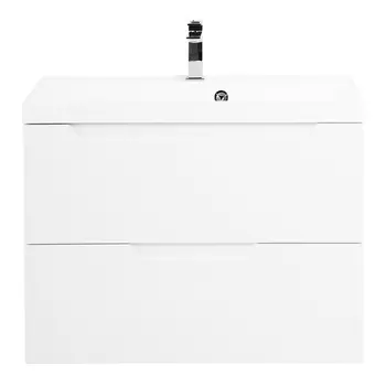 Тумба под раковину BelBagno Vittoria 90 см VITTORIA-900-2C-SO-BL-P подвесная, Bianco Lucido