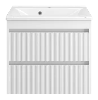 Тумба под раковину Brevita Balaton 63 см BAL-06065-01-01П2Я подвесная, белая