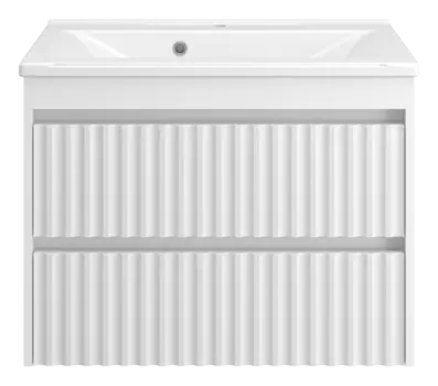 Тумба под раковину Brevita Balaton 73 см BAL-06075-01-01П2Я подвесная, белая