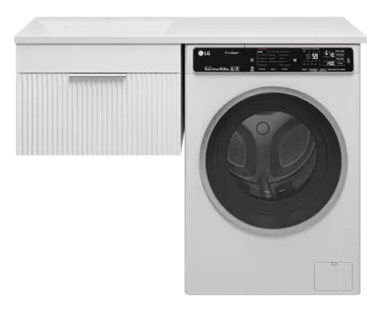 Тумба под раковину Brevita Enfida 56 см ENF-09060-011Я подвесная, под стиральную машину, белая