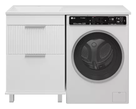 Тумба под раковину Brevita Enfida 58 см ENF-07060-012Я напольная, под стиральную машину, белая