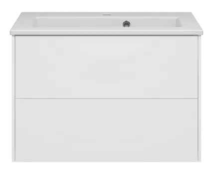 Тумба под раковину Brevita Toy 70 см TOY-09070-0102Я подвесная, белая