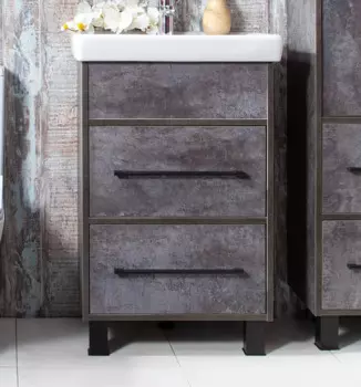 Тумба под раковину Бриклаер Чили 55 цемент