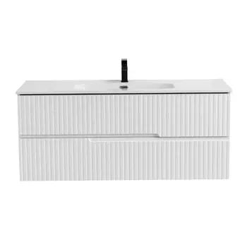 Тумба под раковину Cezares Duet 120 см DUET-N-1200-2C-SO-BL подвесная, bianco lucido