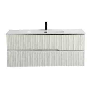 Тумба под раковину Cezares Duet 120 см DUET-N-1200-2C-SO-AS-P подвесная, альпака брашированная