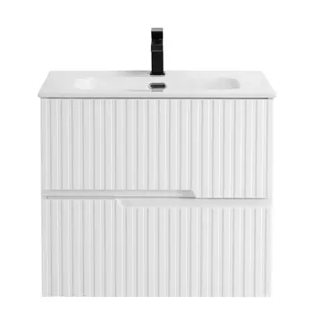 Тумба под раковину Cezares Duet 70 см DUET-N-700-2C-SO-BL подвесная, bianco lucido