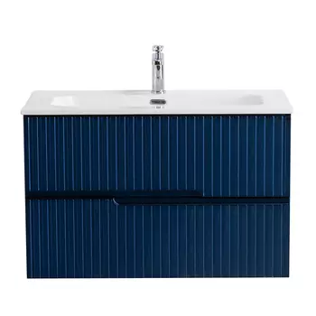 Тумба под раковину Cezares Duet 80 см DUET-N-800-2C-SO-SPF-P подвесная, sapfiro