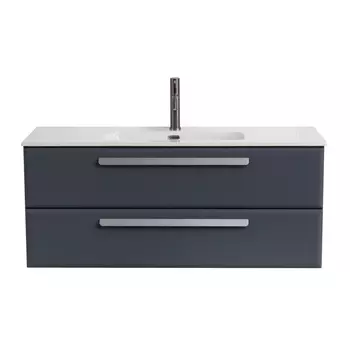 Тумба под раковину Cezares Eco 120 см ECO-CER-N-1200-2C-SO-GR-P grafito