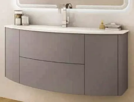 Тумба под раковину Cezares Eden Grigio talpa opaco 121 см