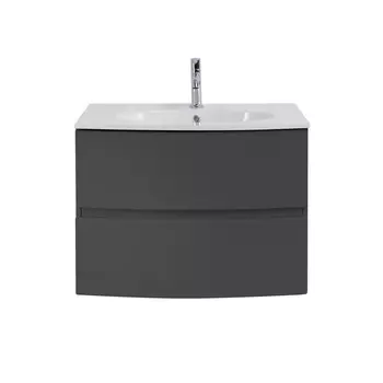 Тумба под раковину Cezares Elettra 74 см 55522 подвесная, черная