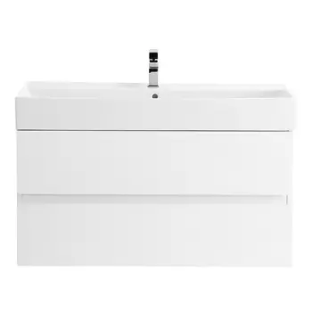 Тумба под раковину Cezares Molveno 100 см MOLVENO 46-100-2C-SO-BG Bianco Ghiaccio