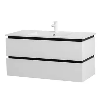 Тумба под раковину Cezares Plane 120 см PLANE-1200-2C-SO-BL Bianco Lucido