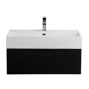 Тумба под раковину Cezares Premium 70 см 55417 подвесная, Nero opaco