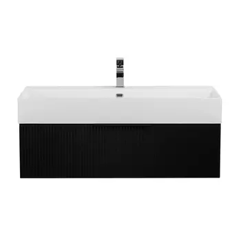Тумба под раковину Cezares Premium 90 см 55422 подвесная, Nero opaco