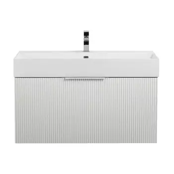 Тумба под раковину Cezares Premium 90 см 55441 подвесная, Bianco Opaco