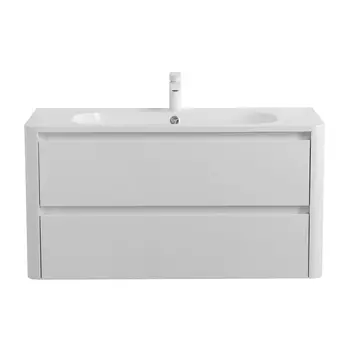 Тумба под раковину Cezares Relax 100 см RELAX-1000-2C-SO-BL подвесная, bianco lucido