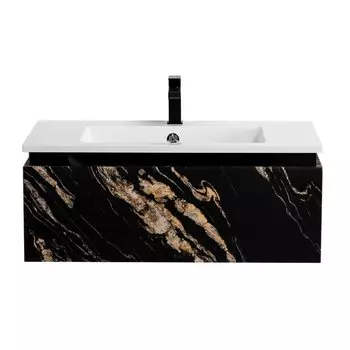 Тумба под раковину Cezares Slider 80 см SLIDER-800-1C-SO-NF-P черный фьюжн