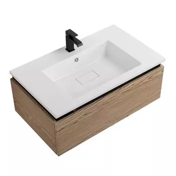 Тумба под раковину Cezares Slider 80 см SLIDER-800-1C-SO-RT-P дуб тангент