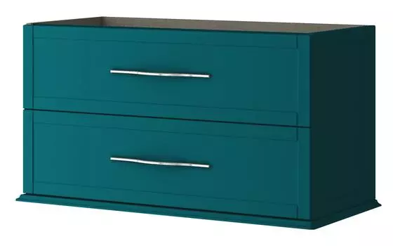 Тумба под раковину Cezares Tiffany 100 см 54953 подвесная, Blu Petrolio