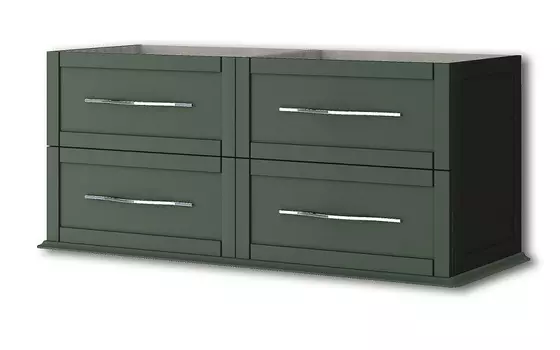 Тумба под раковину Cezares Tiffany 120 см 55332 подвесная, Verde opaco