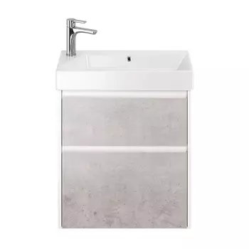 Тумба под раковину Dreja Slim 65 см 99.0503 белый, бетон