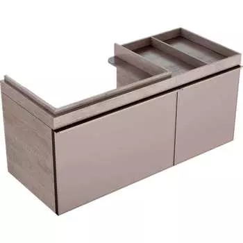 Тумба под раковину Geberit Citterio 500.562.JI.1 с полочкой справа, бежевый