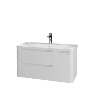 Тумба под раковину Grossman Адель 100 см подвесная, белая