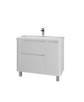 Тумба под раковину Grossman Адель 100 см напольная, белая