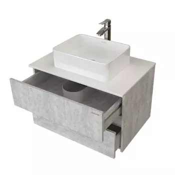 Тумба под раковину Grossman Эдванс 108010 цемент светлый