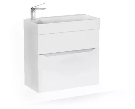 Тумба под раковину Jorno Folk 65 см Folk.01.65/P/W/JR белая