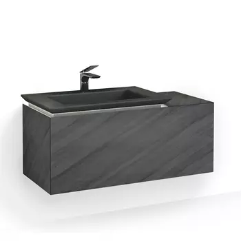 Тумба под раковину Jorno Incline 90 см Inc.01.90/P/Bet/JR бетон