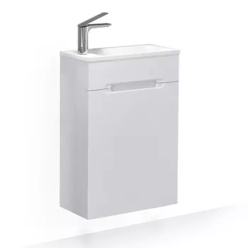 Тумба под раковину Jorno Modul Mol.01.50/P/W/JR 49х21 белая