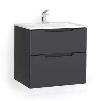 Тумба под раковину Jorno Slide Sli.01.65/P/A 65х47антрацит