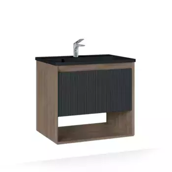 Тумба под раковину Jorno TOSSONY 70 см Toss.01.70/P/DS-A/JR дуб самдал, антрацит