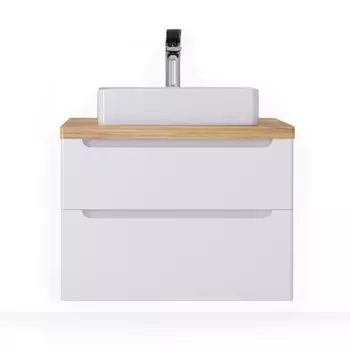 Тумба под раковину Jorno Wood wood.01.80/P/W 80х52 белая