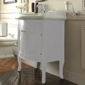 Тумба под раковину Kerasan Retro 58 см 735130 белая матовая