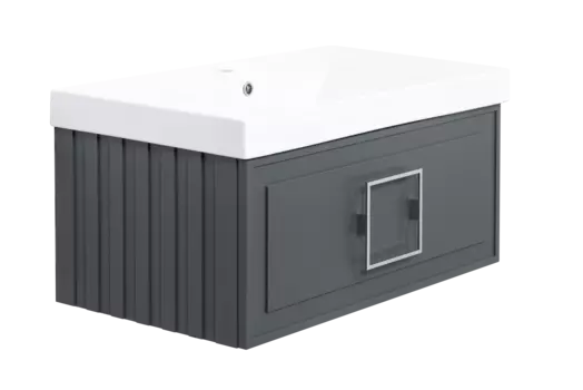 Тумба под раковину La Fenice Cubo Grigio FNC-01-CUB-G-80 80 см серо-зеленый