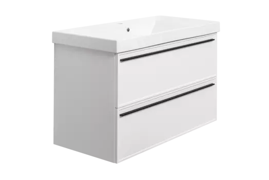 Тумба под раковину La Fenice Elba Bianco TWIN FNC-01-ELB-B-100-2 100 см, белая