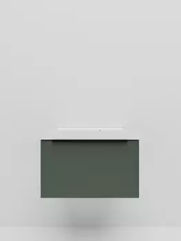 Тумба под раковину La Fenice Simpla 60 см FNC-01-SIM-G-60 серо-зелёная матовая