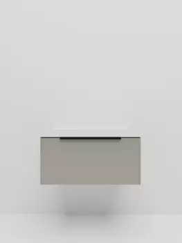 Тумба под раковину La Fenice Simpla 80 см FNC-01-SIM-C-80 бежевая матовая