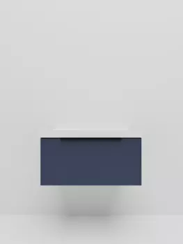 Тумба под раковину La Fenice Simpla 80 см FNC-01-SIM-BG-80 синяя матовая