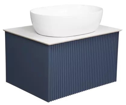 Тумба под раковину La Fenice Terra 59 см FNC-01-TER-BG-60 подвесная, синяя