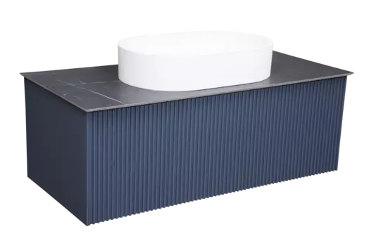 Тумба под раковину La Fenice Terra 95 см FNC-01-TER-BG-100 подвесная, синяя