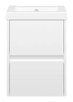 Тумба под раковину Misty Алиса 39 см Э-Али01040-011П2Я подвесная, белая