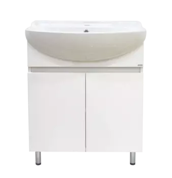 Тумба под раковину Misty Амур 69 см Э-Аму01070-021Н напольная, белая