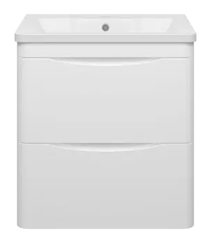 Тумба под раковину Misty Атлантик 59 см П-Атл-01060-011П2Я подвесная, белая